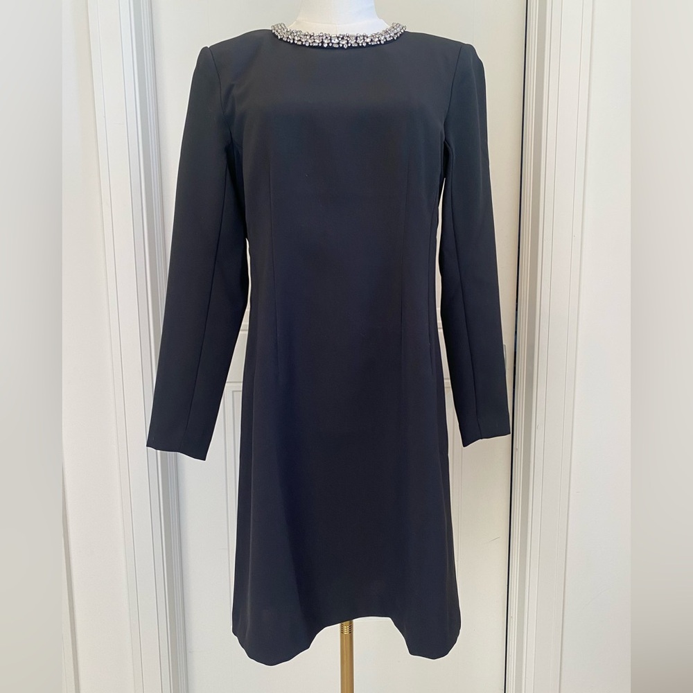 Ann Taylor Black Long sleeve Dress Size 8P NWT